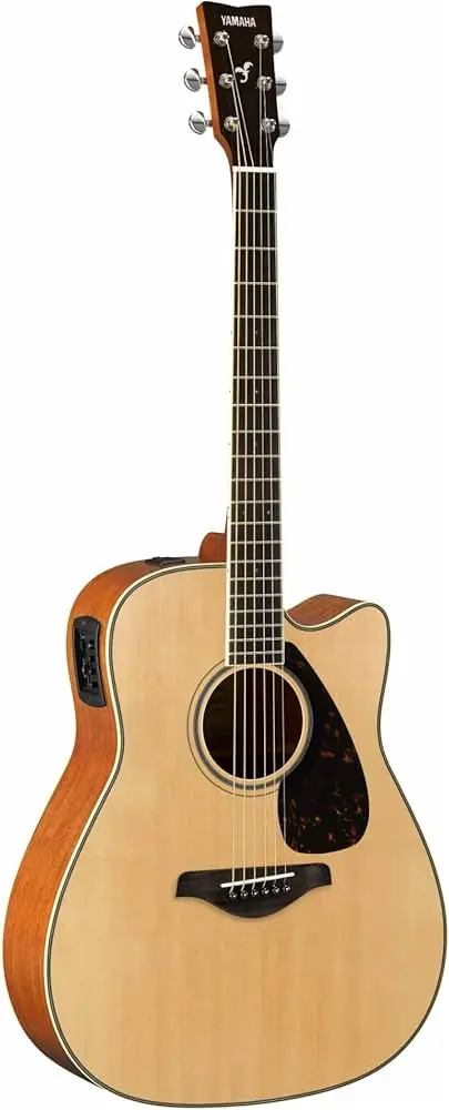 Yamaha FGX820C Guitare Folk Lustré Solide Épicéa Naturel