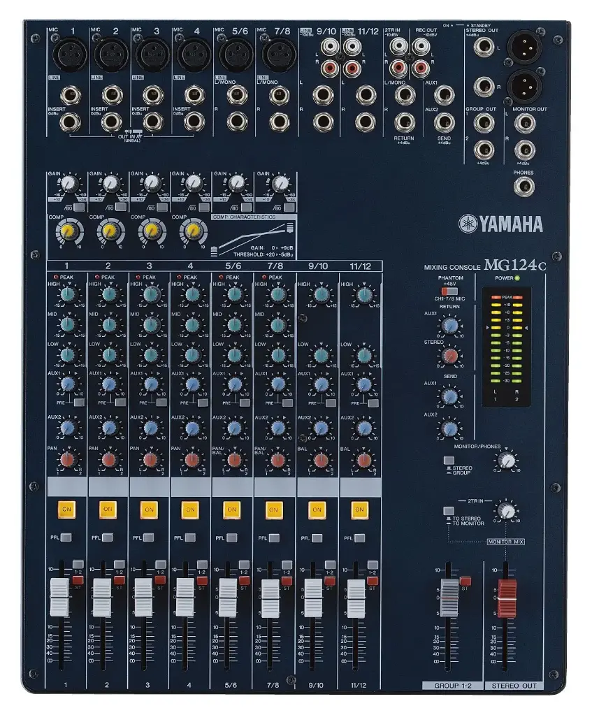 Yamaha MG124c console de son