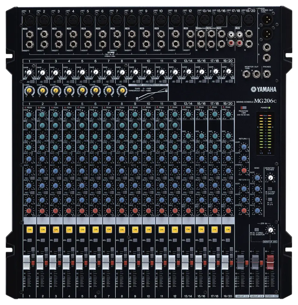 Yamaha MG206c console de son