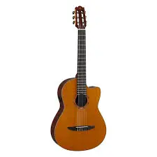 Yamaha Guitare Electro-Classique Lustrée Cèdre Naturel