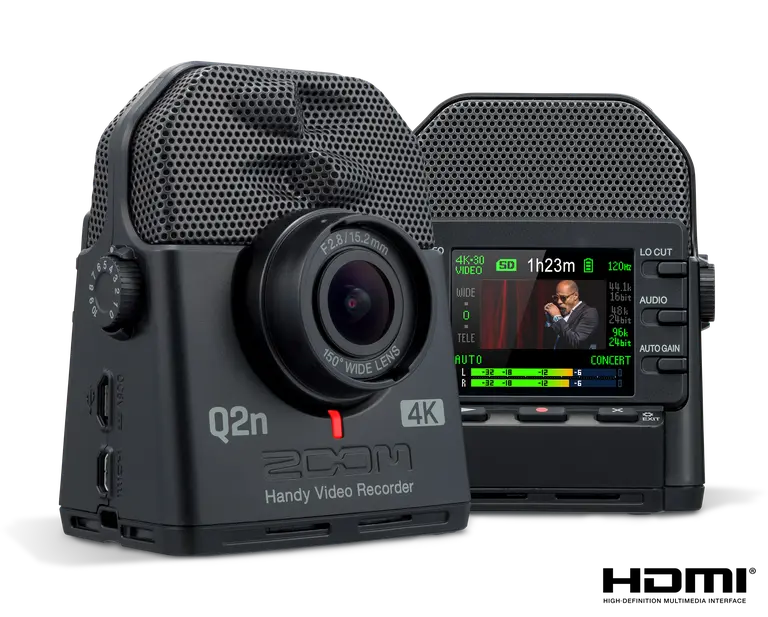 ZOOM Q2N-4K - Caméra Vidéo Ultra HD - Enregistrement Pro