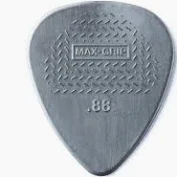 Dunlop plectres de guitare standard Max-Grip de 0,88 mm (12)