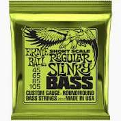 Ernie Ball 2852EB - Cordes de Basse Petite Échelle 45-105