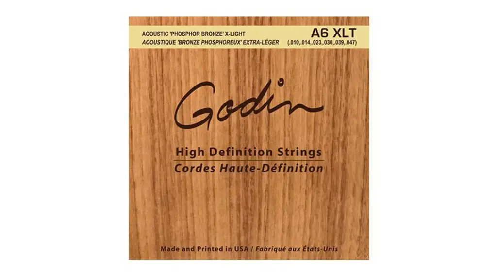Jeu de cordes guitare acoustique GODIN A6 XLT Tension Extra