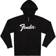 Fender Transition Logo Zip Front Hoodie - Medium - Vêtement Musique