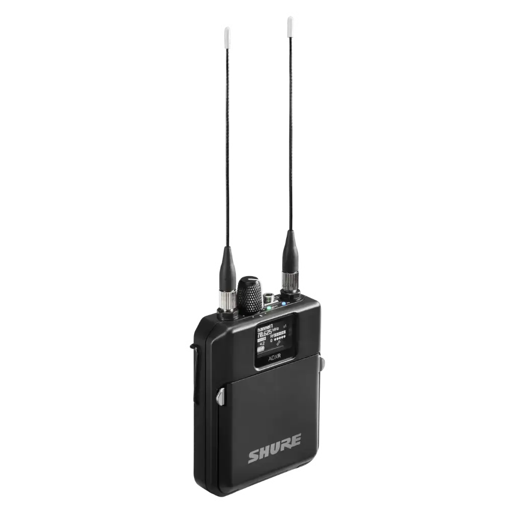 Shure ADXR Récepteur de ceinture sans fil PSM Axient Digital.