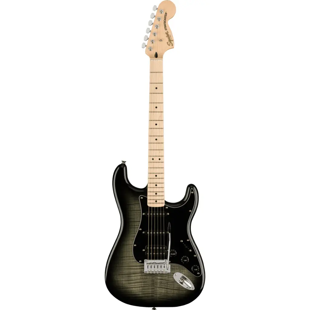 Squier Affinity Stratocaster FMT HSS Black Burst (copie)