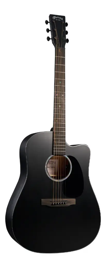 Martin Guitars - Guitare acoustique-électrique DC-10E Modern fini noir, étui souple inclus