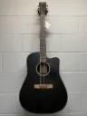 Martin Guitars - Guitare acoustique-électrique DC-10E Modern fini noir, étui souple inclus