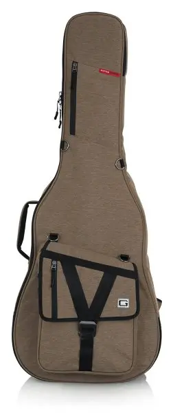 Gator Housse pour Guitare Acoustique de la Série Transit avec Extérieur, Havane