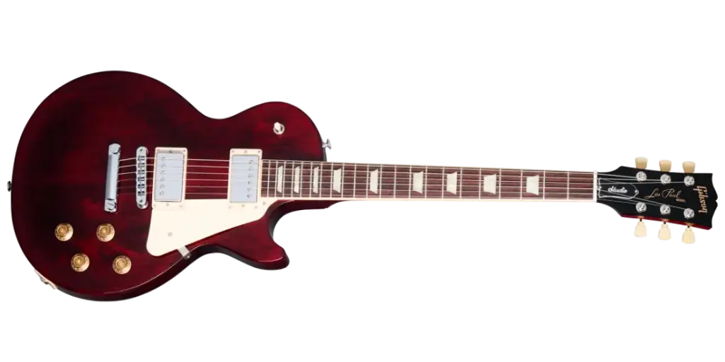 Gibson Guitare électrique Les Paul Studio (fini rouge vin, étui souple inclus)