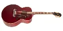 Epiphone Guitare acoustique-électrique J-200 Inspired by Gibson en série limitée (fini rouge vin)
