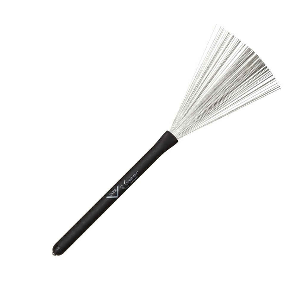 Vater Standard Wire Brush — Wire Drum Brush with Soft Rubber Handle