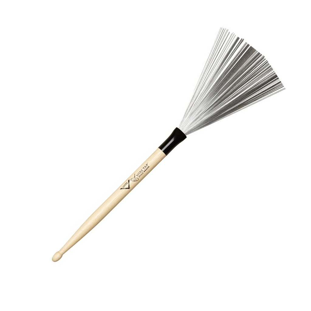 Vater Drumstick Wire Brush — Wire Brush on One End, 5A Tip on the Other