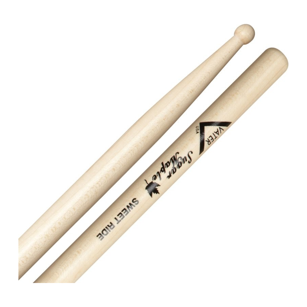 Vater Sugar Maple Sweet Ride — Baguettes de batterie en érable à sucre, pointe en bois