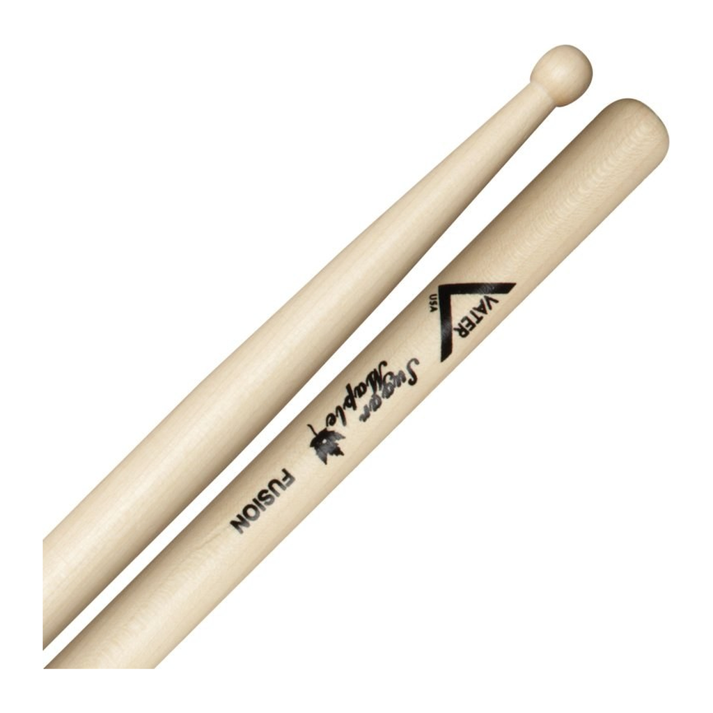 Vater Sugar Maple Fusion — Baguettes de batterie en érable à sucre, pointe en bois
