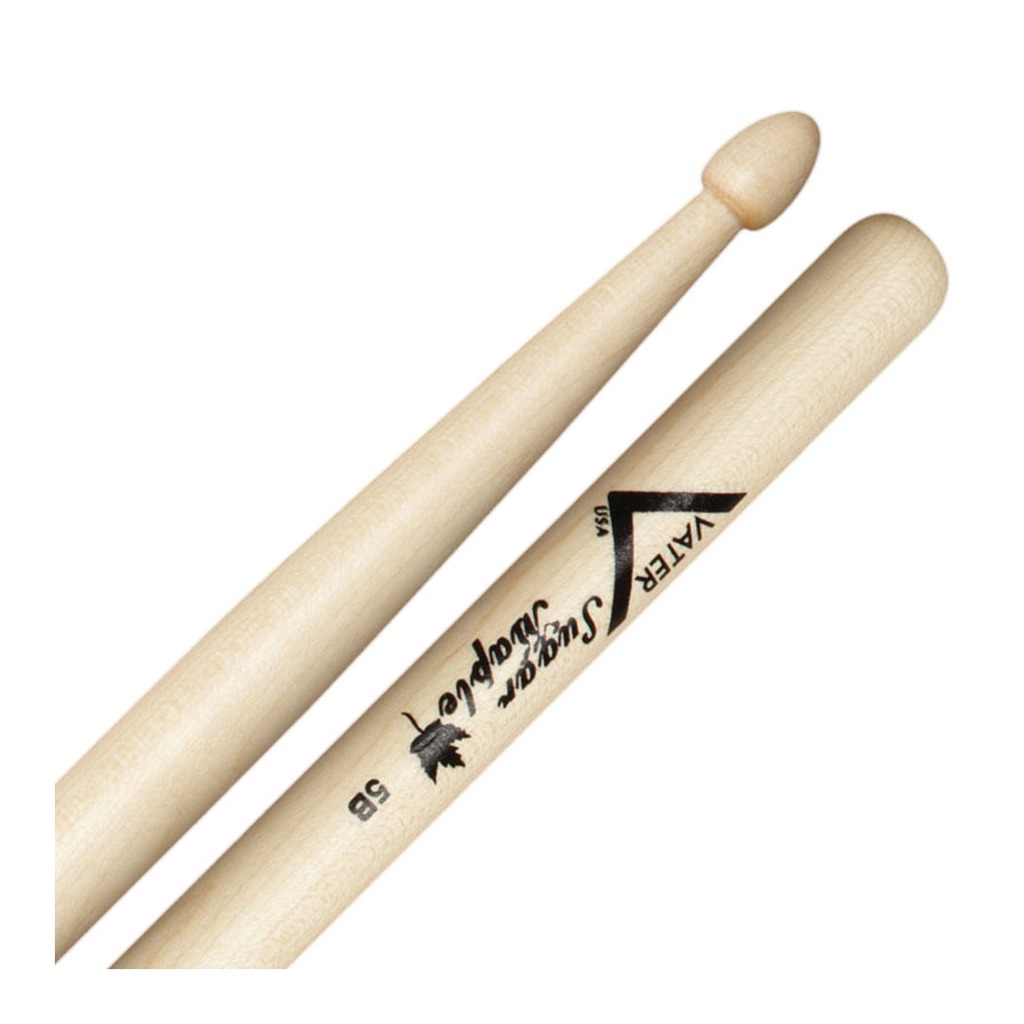 Vater Sugar Maple 5B (baguettes de batterie en érable, pointe en bois)