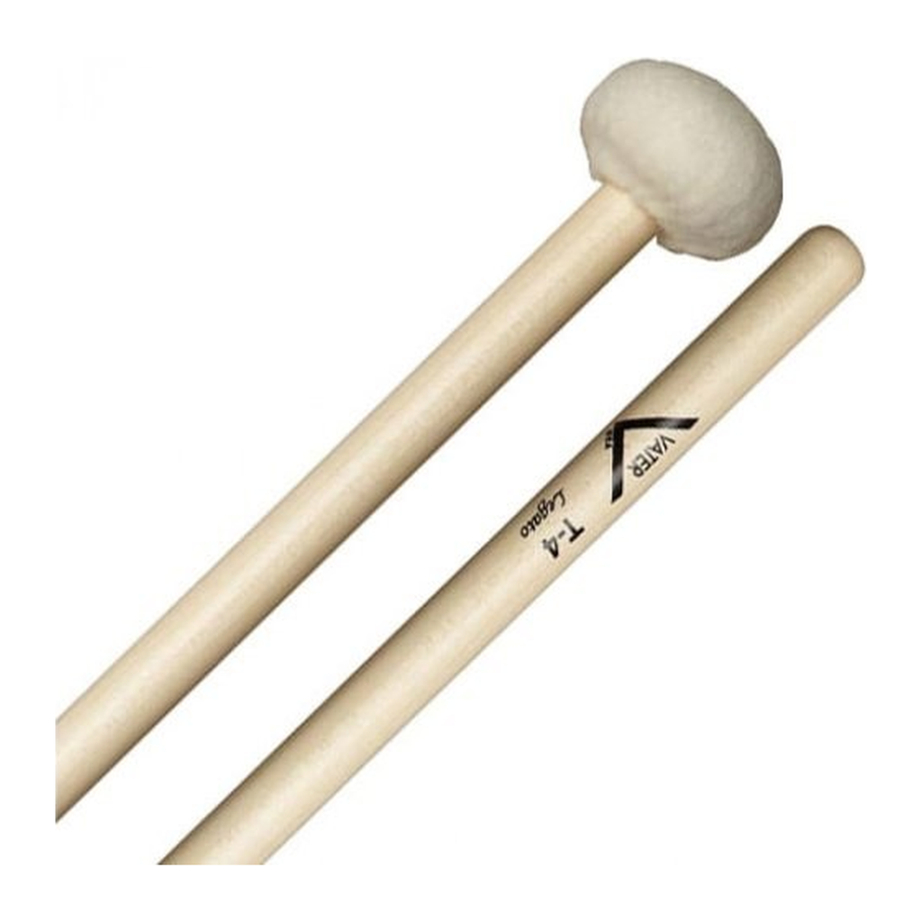 Vater T4 Legato — Mailloche de timbale à feutre doux, manche droit