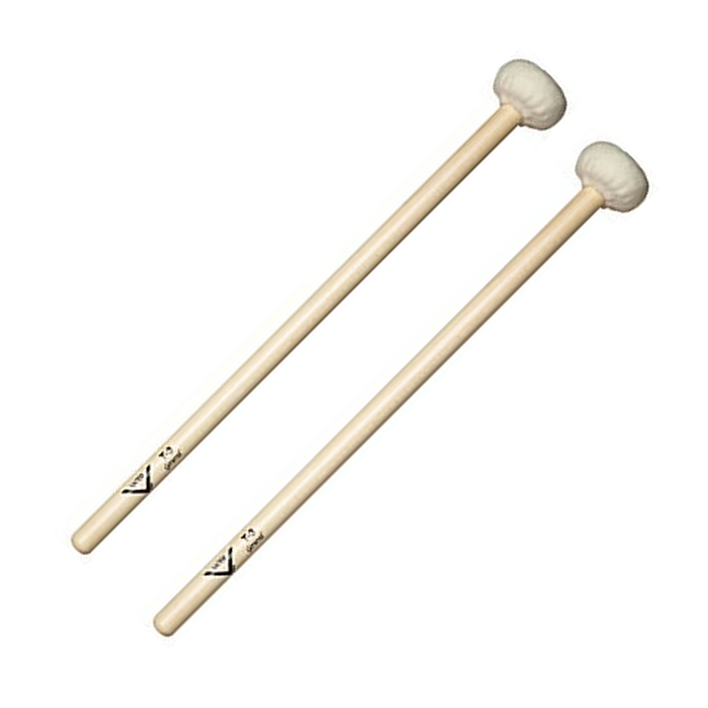 Vater T3 General Timpani Mallets — Medium-Soft Felt, Straight Shaft