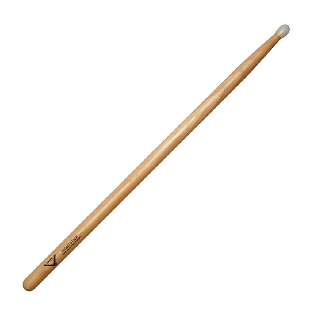 Vater American Hickory Nightstick 2S — Baguettes de batterie en hickory, pointe en bois