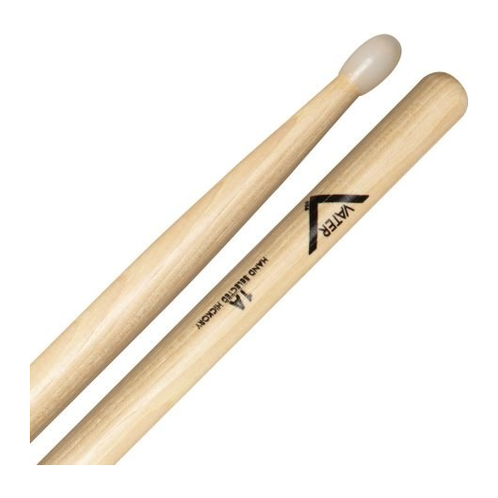 Vater American Hickory 1A Drumsticks — Nylon Tip