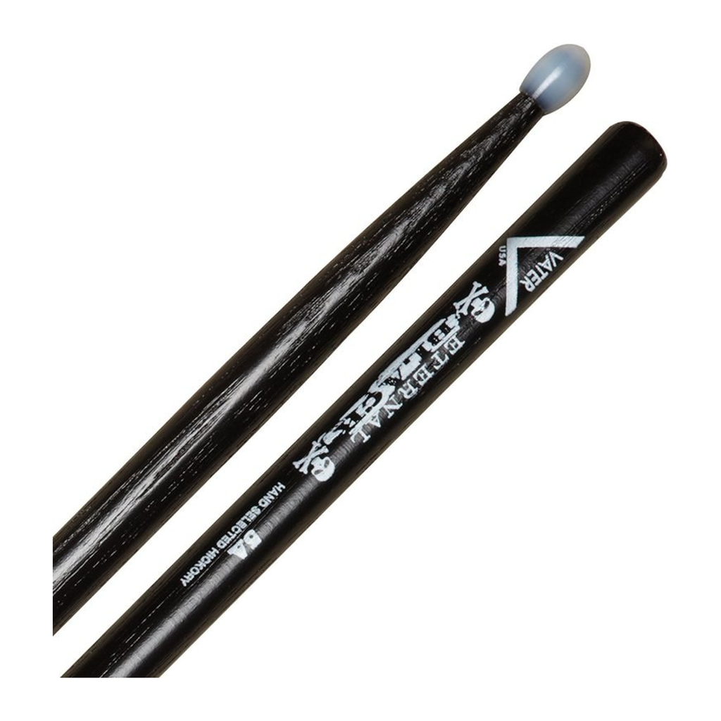 Vater Eternal Black Los Angeles 5A — Baguettes de batterie en hickory, pointe en nylon