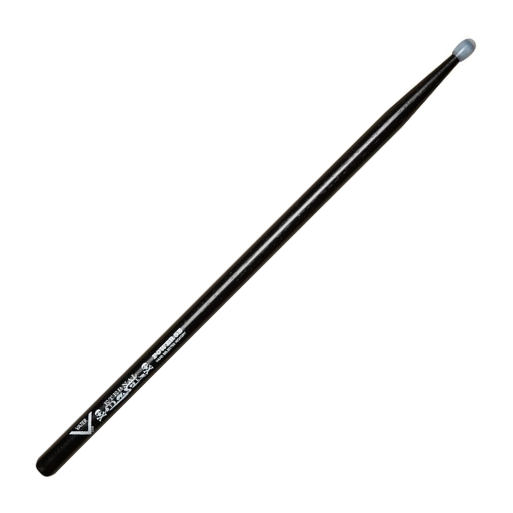 Vater Eternal Black Power 5B Drumsticks — Nylon Tip, Hickory