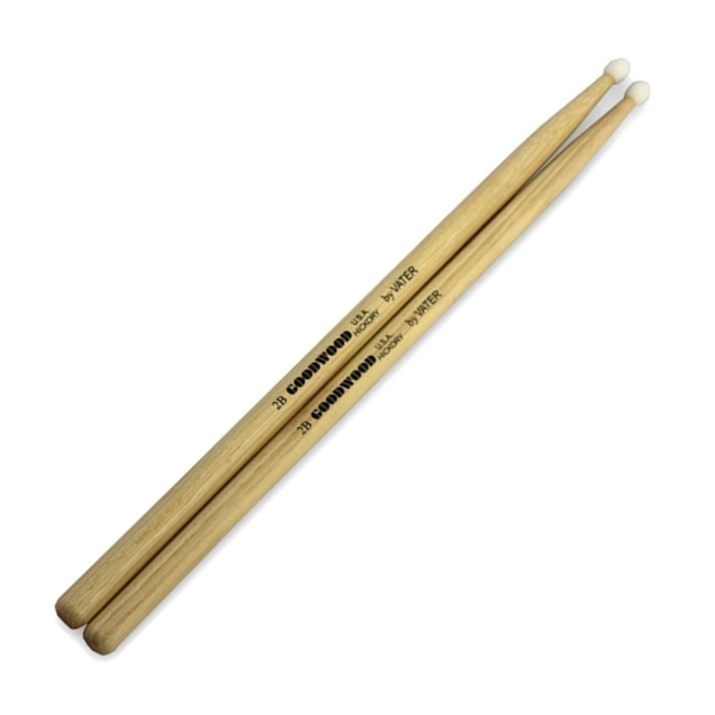 Vater Goodwood 2B Drumsticks — Nylon Tip, Hickory