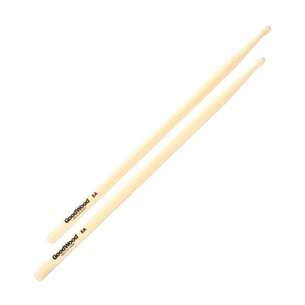 Vater Goodwood 5A — Baguettes de batterie en hickory, pointe en bois
