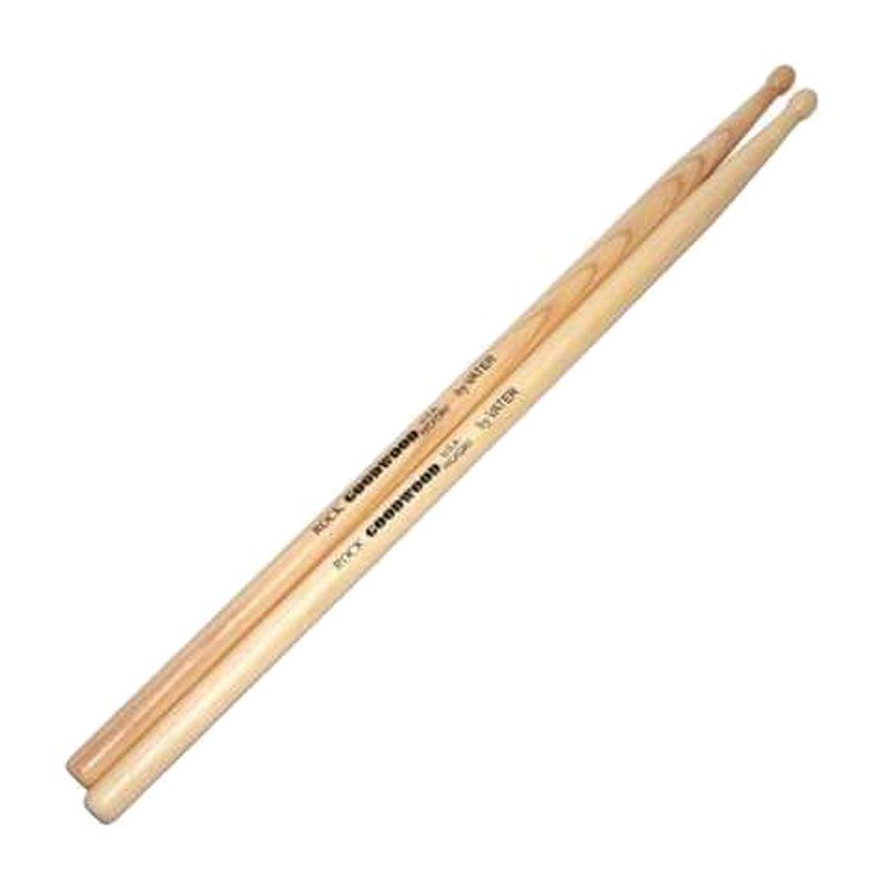 Vater Goodwood Rock — Baguettes de batterie en hickory, pointe en bois
