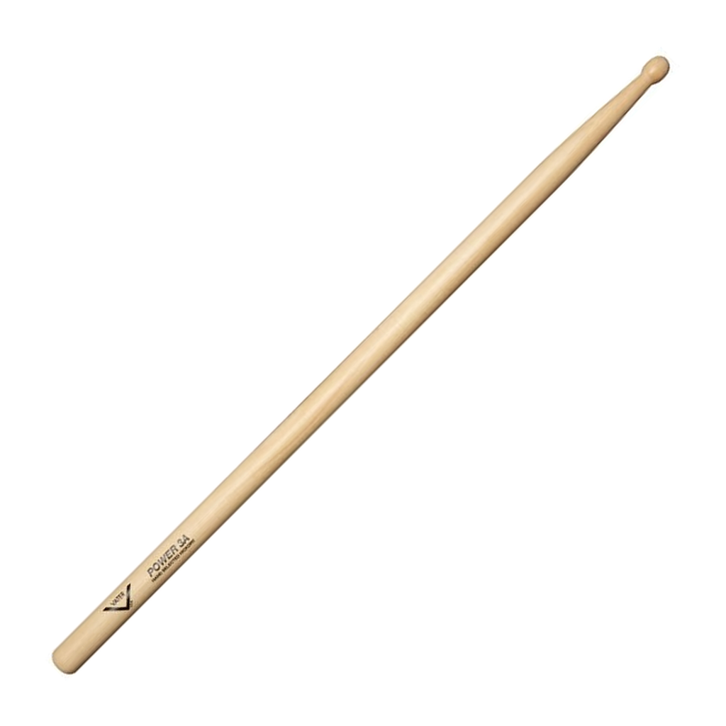 Vater American Hickory Power 3A — Baguettes de batterie en hickory, pointe en bois