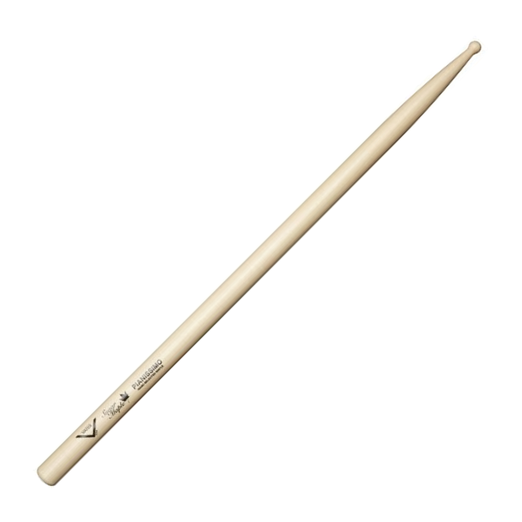 Vater Sugar Maple Pianissimo — Baguettes de batterie en érable, tête ronde