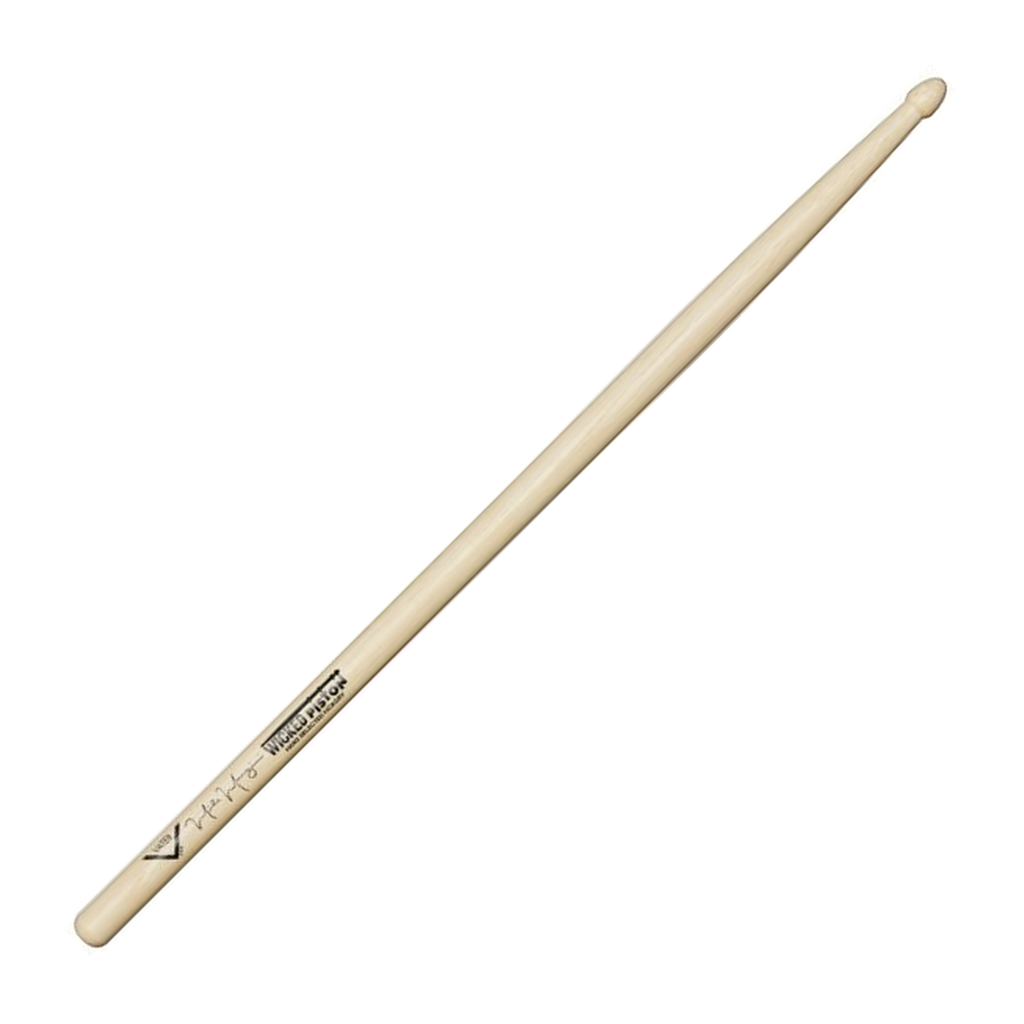 Vater Players Design Mike Mangini Wicked Piston Hickory Drumsticks — Acorn Wood Tip
