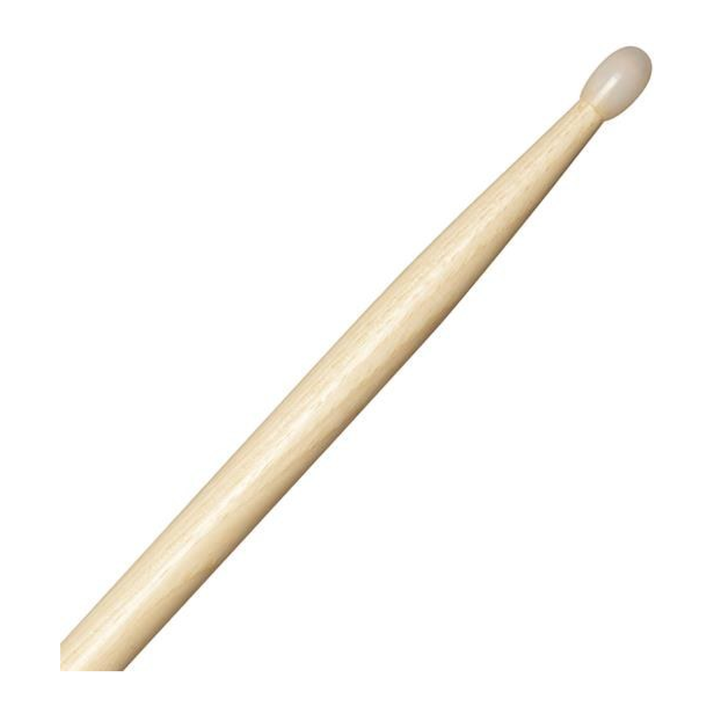 Vater Classics 2B — Baguettes de batterie en hickory, pointe en nylon
