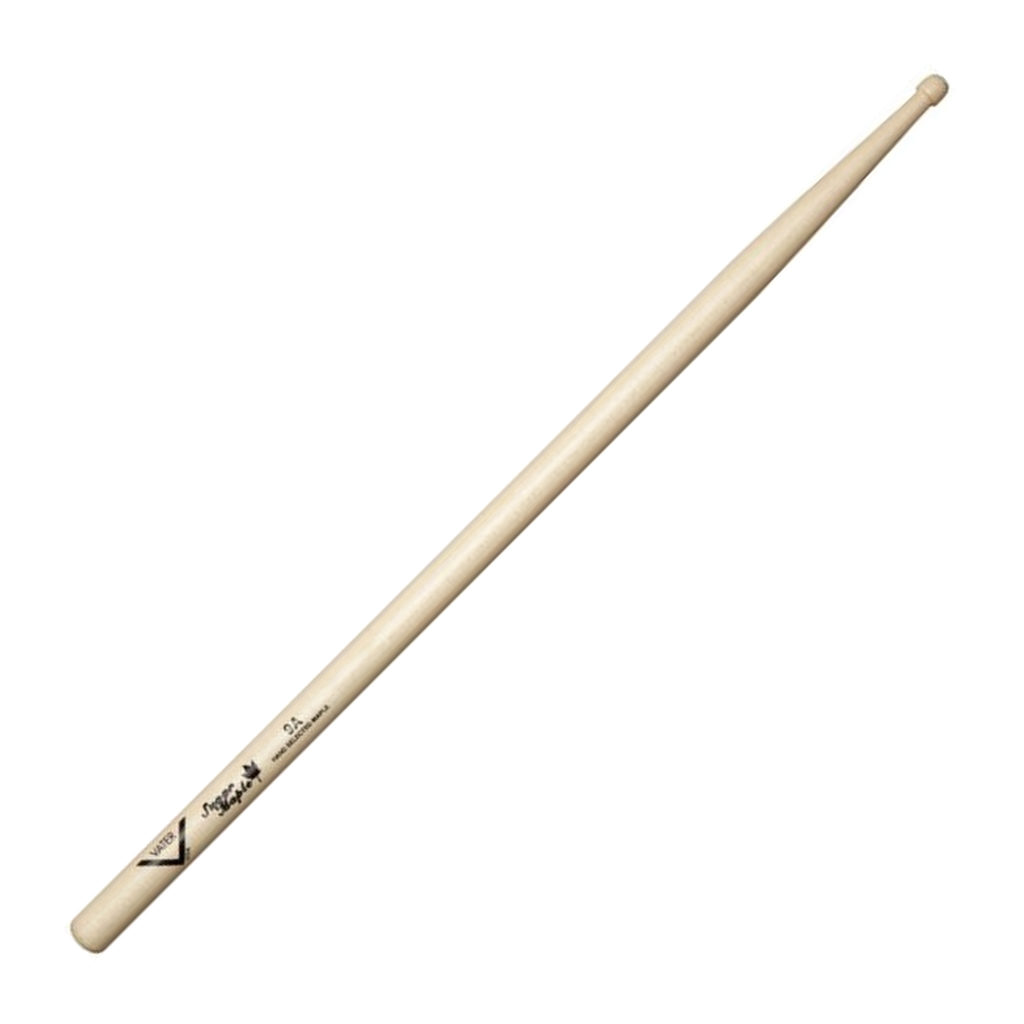 Vater Sugar Maple 9A — Baguettes de batterie en érable à sucre, pointe en bois
