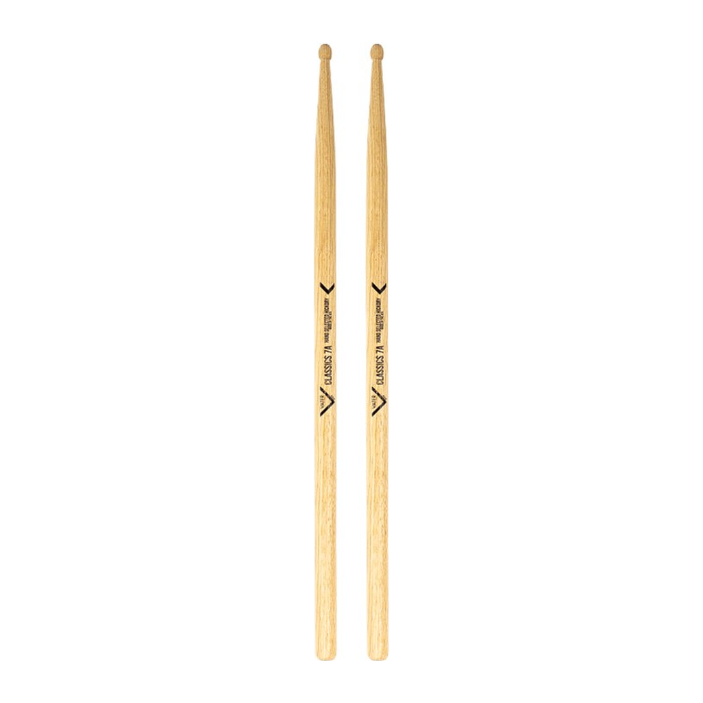 Vater Sugar Maple Classics 7A Drumsticks — Wood Tip