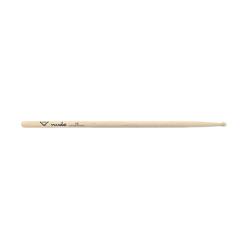 Vater Nude Manhattan 7A Drumsticks (Unfinished Hickory, No Lacquer)