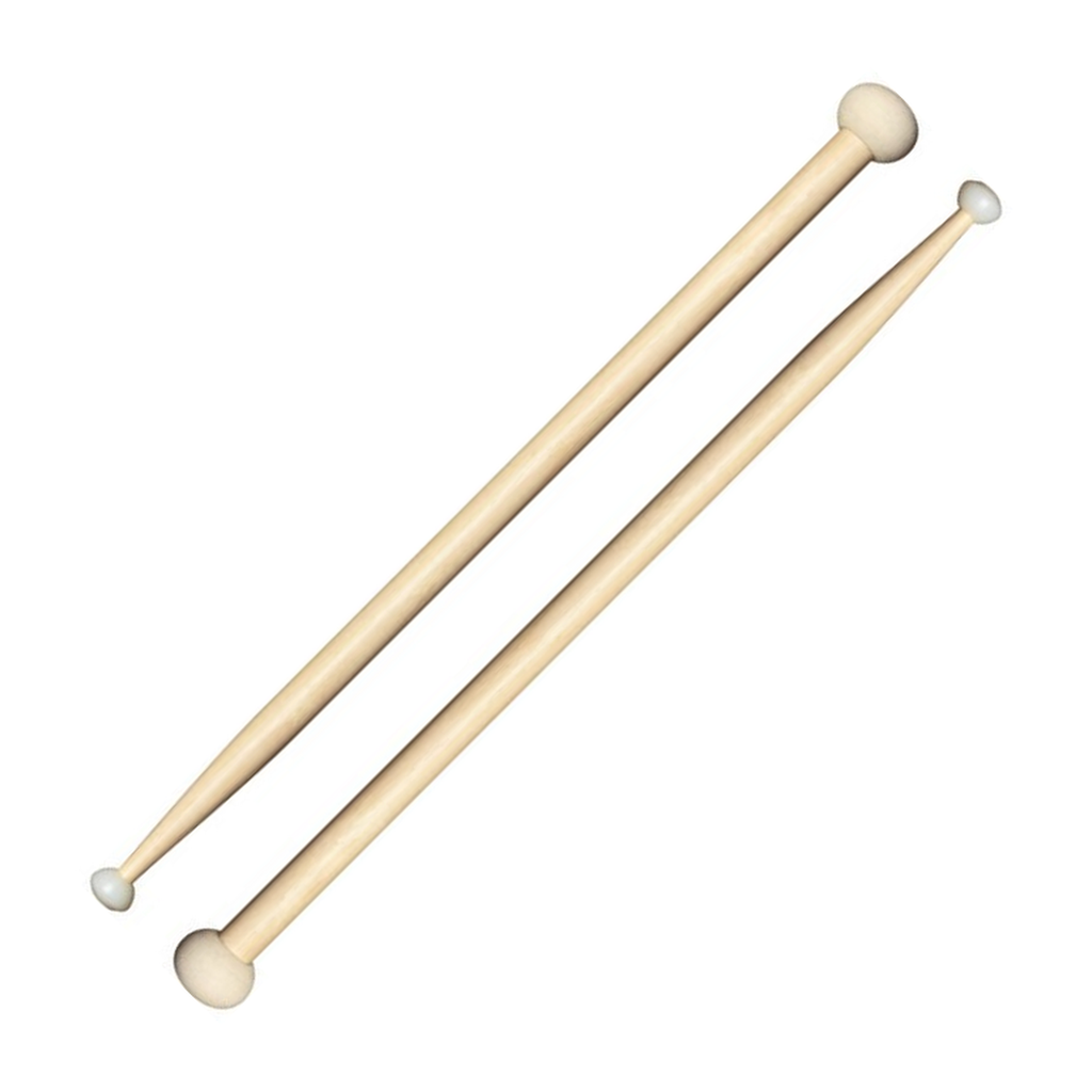 Vater MVTS-1SZL Sizzle — Baguettes de tenor en hickory à bille de feutre au talon