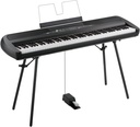 Korg SP-280 - Piano Numérique de Scène 88 Touches NH avec Stand X et 30 Sons - Noir