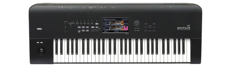 Korg Nautilus 61 AT - Workstation Performance Numérique 61 Touches avec Aftertouch et 9 Moteurs Sonores - Noir