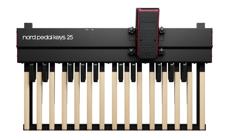 Nord Pedal Keys 25 — Pédalier MIDI 25 notes en bois avec pédale d'expression EP30