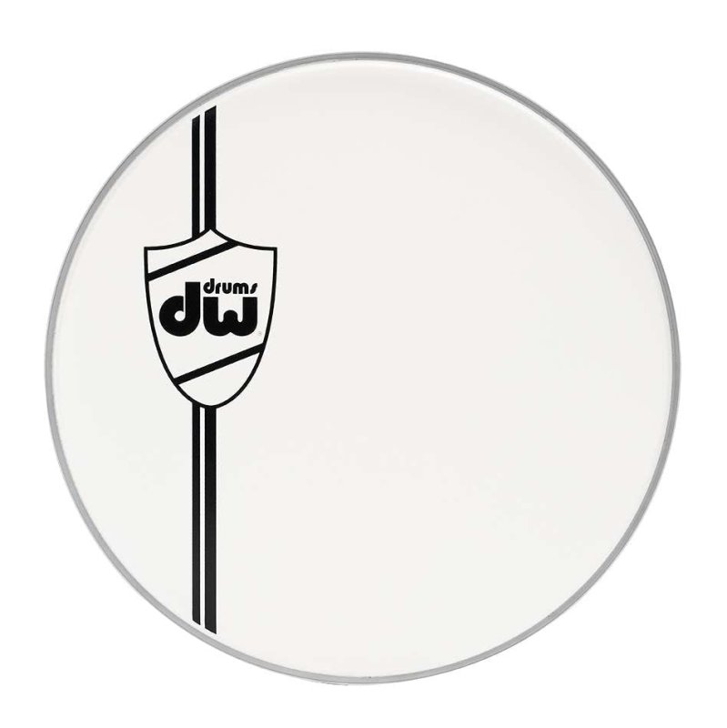 DW Classic 22 in Coated White Bass Drum Resonant Head