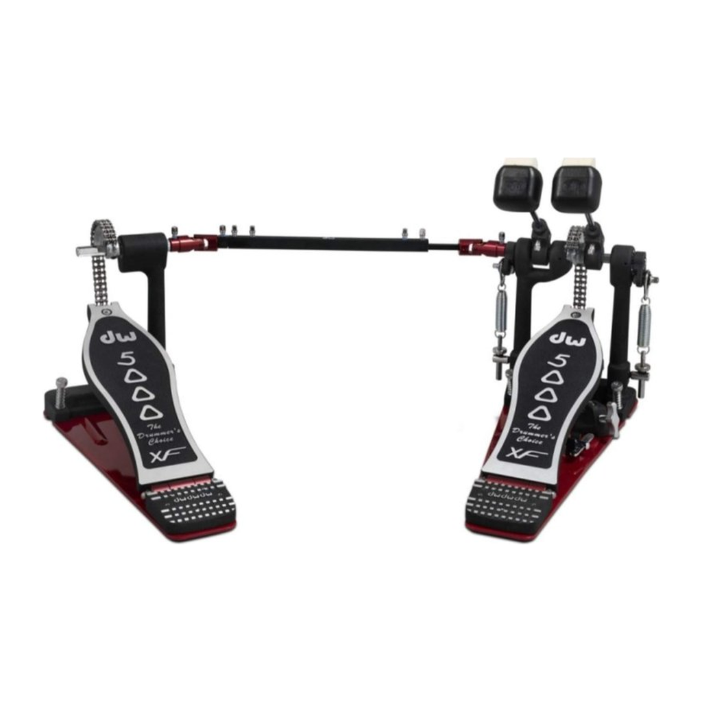 DW 5002AD4XF Double pédale Accelerator à planche allongée, étui inclus