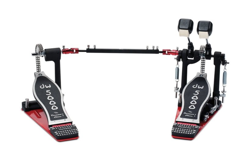 DW 5002TD4 Double pédale de grosse caisse Turbo, étui inclus