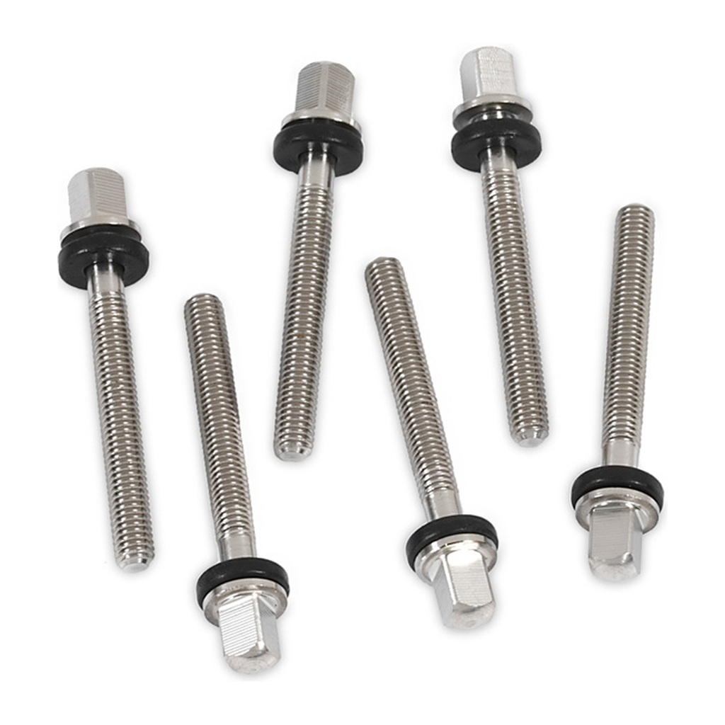 DW Tiges de tension True-Pitch en acier inoxydable, 1,65 po, paquet de 6