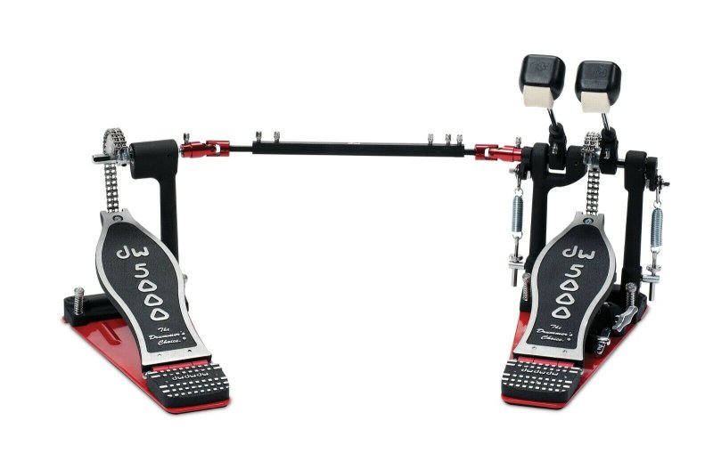 DW 5002AD4 Double pédale de grosse caisse Accelerator, étui inclus