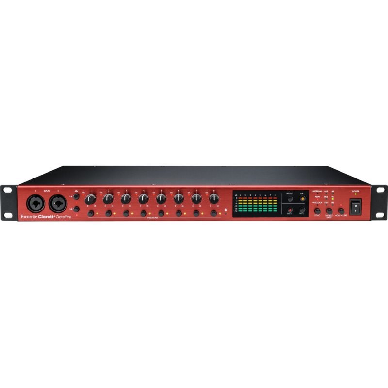 Focusrite Clarett+ OctoPre 8-Channel ADAT Mic Preamp