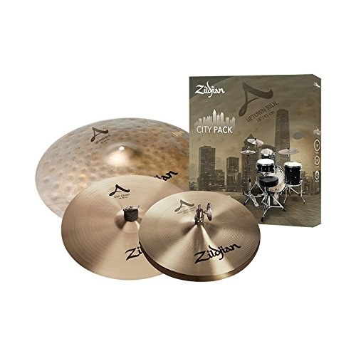 Zildjian A City Pack, ensemble de cymbales compact (12, 14 et 18 po)
