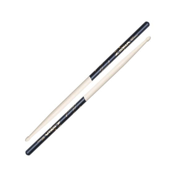 Zildjian 5A DIP, baguettes de batterie en hickory avec revêtement noir antidérapant