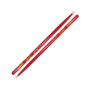 Zildjian Josh Dun Clancy Red Artist Series, baguettes de batterie rouges en hickory, pointe ovale